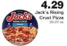 Piggly Wiggly Jack's Rising Crust Pizza offer