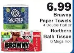 Piggly Wiggly Brawny paper towels offer