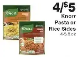 Piggly Wiggly Knorr Pasta or Rice Sides offer