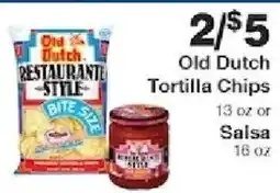 Piggly Wiggly Old Dutch Tortilla Chips offer