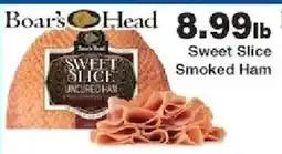 Piggly Wiggly Boar's Head sweet slice smoked ham offer