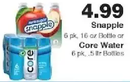 Piggly Wiggly Snapple or Core Water offer