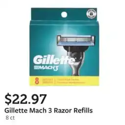 Fareway Gillette Mach 3 Razor Refills offer