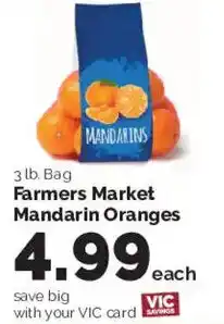 Harris Teeter Farmers Market Mandarin Oranges offer