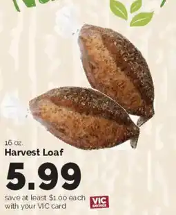 Harris Teeter Harvest Loaf offer