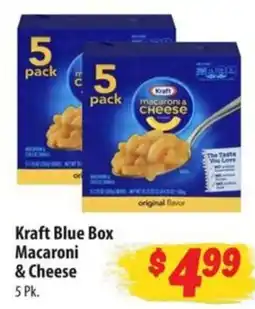 Food Giant Kraft Blue Box Macaroni & Cheese offer