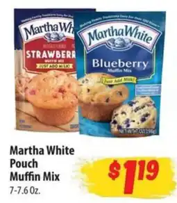 Food Giant Martha White Pouch Muffin Mix offer