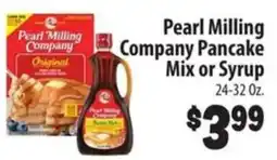Food Giant Pearl Milling Company Pancake Mix or Syrup offer