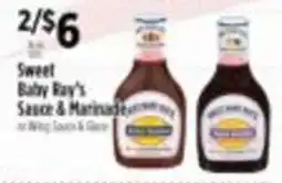 Pioneer Supermarkets Sweet Baby Ray's Sauce & Marinade offer