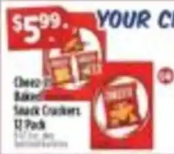 Pioneer Supermarkets Cheese Baked Snack Crackers offer
