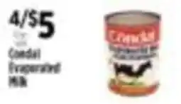 Pioneer Supermarkets Condal evaporated milk offer
