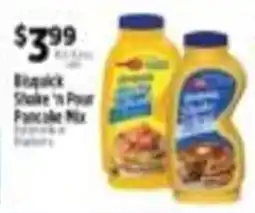 Pioneer Supermarkets Bisquick Shake 'n Pour Pancake Mix offer