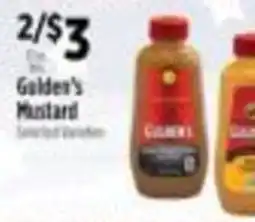 Pioneer Supermarkets Golden's Mustard offer