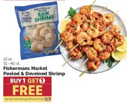 Harris Teeter Fishermans Market Peeled & Deveined Shrimp offer