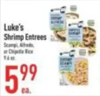 Luke's Shrimp Entrees