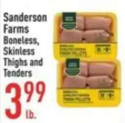 Strack & Van Til Sanderson Farms Boneless, Skinless Thighs and Tenders offer