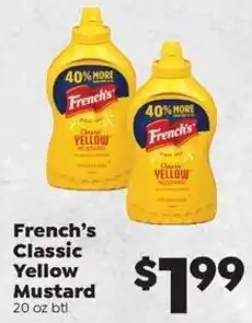 Sentry French's Classic Yellow Mustard offer