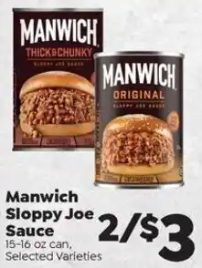 Sentry Manwich Sloppy Joe Sauce offer