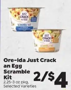 Ore-Ida Just Crack an Egg Scramble Kit