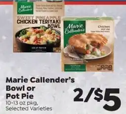 Sentry Marie Callender's Bowl or Pot Pie offer