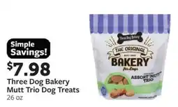 Fareway Three Dog Bakery Mutt Trio Dog Treats offer