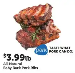 Fareway Pork All-Natural Baby Back Pork Ribs offer