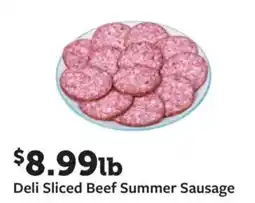 Fareway Deli Sliced Beef Summer Sausage offer