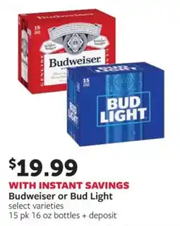 Fareway Budweiser or Bud Light offer