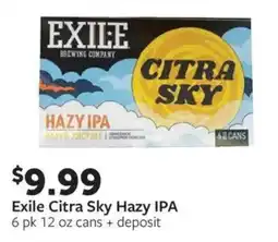 Fareway Exile Citra Sky Hazy IPA offer
