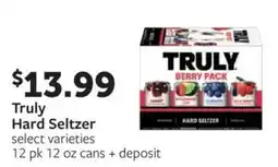 Fareway Truly Hard Seltzer offer