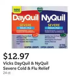 Fareway Vicks DayQuil & NyQuil Severe Cold & Flu Relief offer
