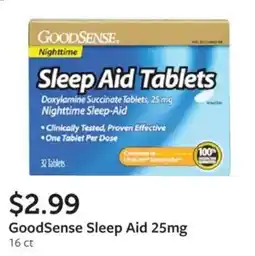 Fareway GoodSense Sleep Aid 25mg offer