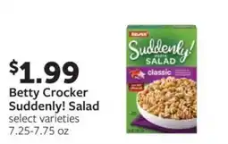 Fareway Betty Crocker Suddenly! Salad offer