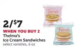 Fareway Thelma's Ice Cream Sandwiches offer