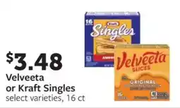 Fareway Velveeta or Kraft Singles offer