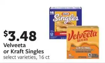 Fareway Velveeta or Kraft Singles offer