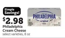 Fareway Philadelphia cream cheese offer