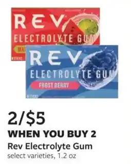 Fareway Rev Electrolyte Gum offer