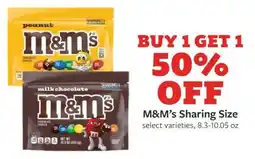 Fareway M&M's Sharing Size offer