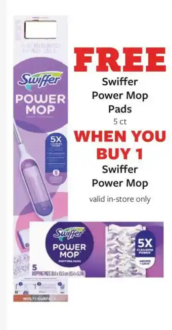 Fareway Swiffer Power Mop Pads offer