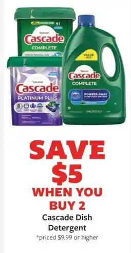 Fareway Cascade Dish Detergent offer