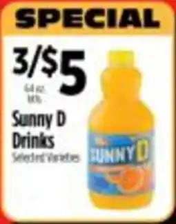 Pioneer Supermarkets Sunny D Drinks offer