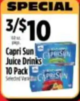 Pioneer Supermarkets Capri Sun Juice Drinks offer