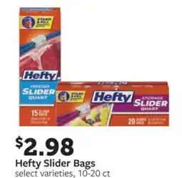 Fareway Hefty slider bags offer