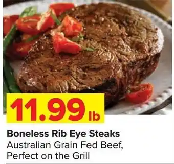 Boneless Rib Eye Steaks
