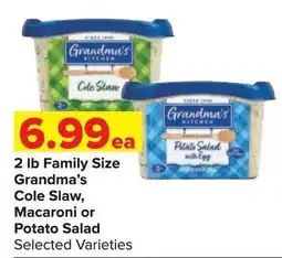 Shop 'n Save Grandma's Kitchen Cole Slaw, Macaroni or Potato Salad offer