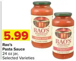 Shop 'n Save Rao's Pasta Sauce offer