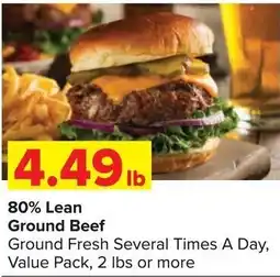 Shop 'n Save 80% Lean Ground Beef offer