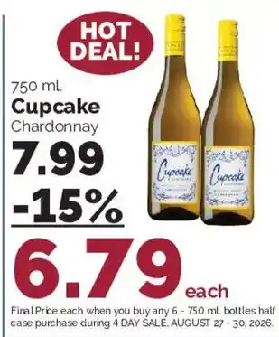 Cupcake Chardonnay