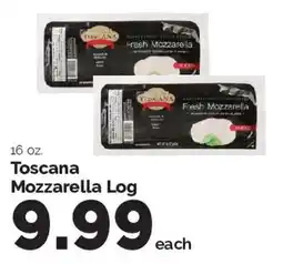 Harris Teeter Toscana mozzarella log offer